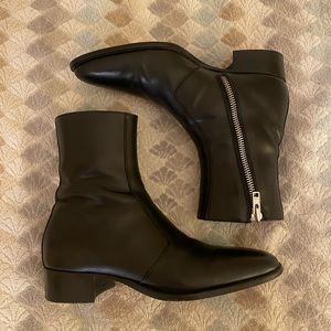 Black Leather Boots